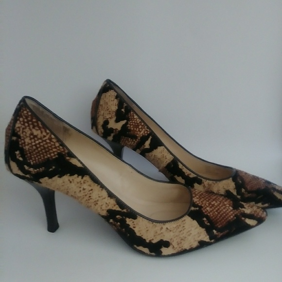 Calvin Klein Dolly Leopard Pumps - Picture 7 of 8
